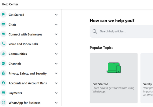 Whatsapp FAQ Template