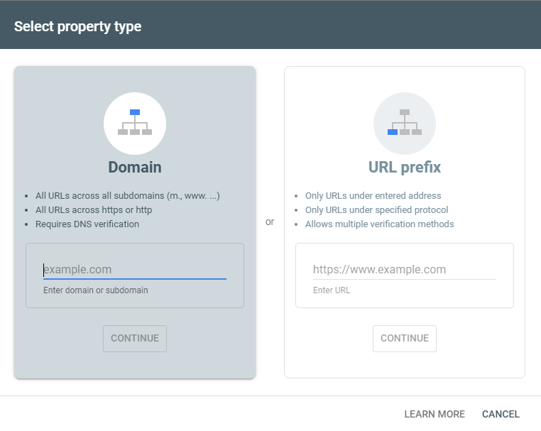 Search Console Verification