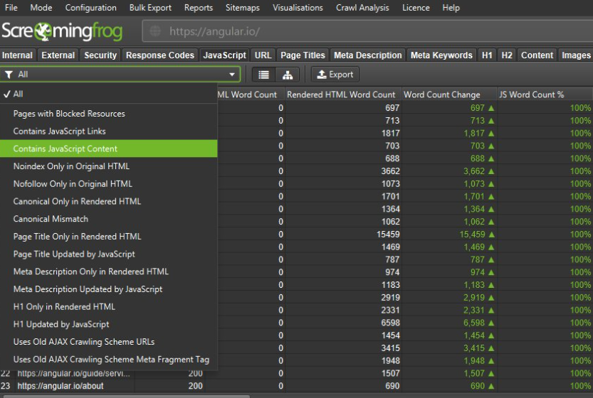 Screaming Frog SEO Spider 