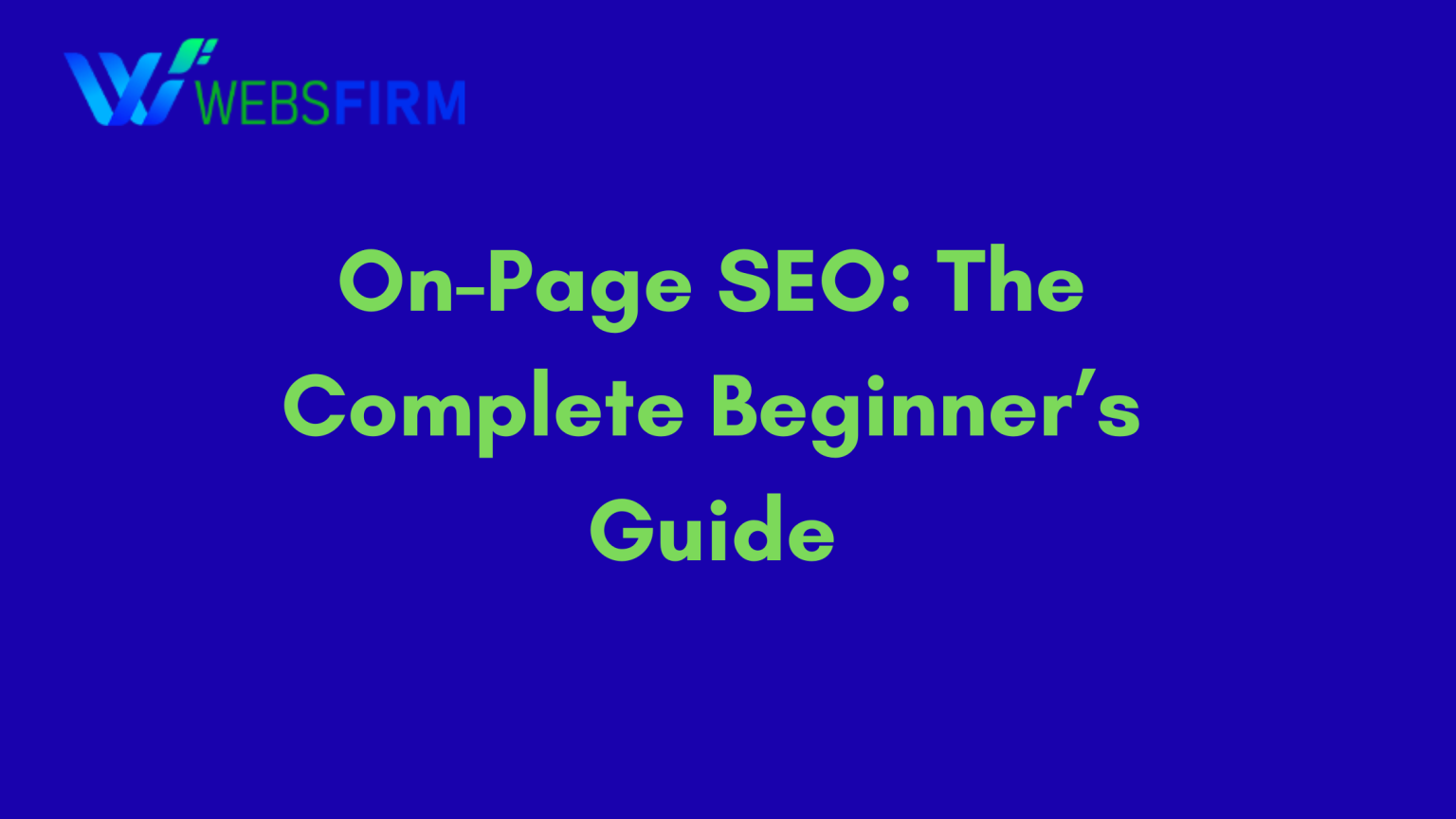 On-Page SEO